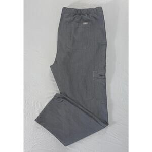 FIGs Technical Collection Men's Cairo Cargo Scrub Bottoms. Gray, Men's XL. EUC!